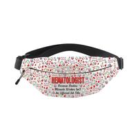 Sac banane amusant pour hématologue - Sac banane pour infirmière - Cadeau de remise de diplôme - Sac à bandoulière hématologie, Hématologue, Medium