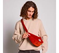 Sac banane Andrea Velours Brique