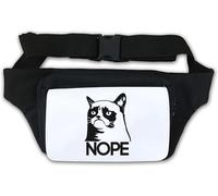Sac banane Angry Nope de Grumpy Cat Blanc