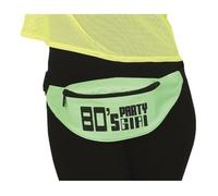 SAC BANANE ANNÉES 80 PARTY VERT FLUO FEMME