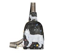 Sac banane anti-vol tendance pour homme Motif chat Ragdoll Noir, Art Ragdoll Chat Noir, 1 size