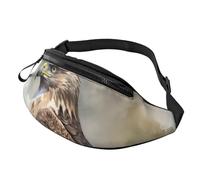 Sac banane aquarelle de Hawk pour homme et femme, léger et réglable, sac banane tendance pour voyage, randonnée, course à pied