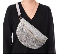 Sac banane Argent Femme Stella Green Sequin