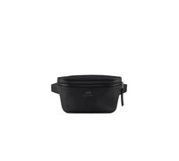 Armani Exchange Sac banane noir, imitation de cuir, homme