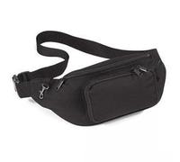 Sac banane - aspect textile - QD12 - noir