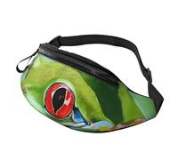 Sac banane avec bandoulière réglable pour homme et femme - Pour voyage, randonnée, course à pied, Arbre grenouille bébé, Taille unique