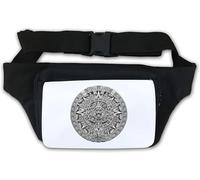 Sac banane avec calendrier soleil maya aztèque gris