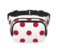 Sac banane avec drapeau japonais pour femme et homme, sac banane tendance pour voyage, randonnée, Noir , Taille unique