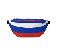 Sac banane avec drapeau russe - Sans rebond - Pour la salle de sport - Étanche - Avec sangle réglable
