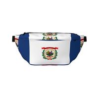 Sac banane avec imprimé drapeau de l'État de Virginie occidentale pour femmes et hommes, grand sac banane pour randonnée, voyage, sac banane facile à transporter