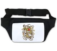 Sac banane avec inscription « Eat Your Vegetables Go Green » - Blanc