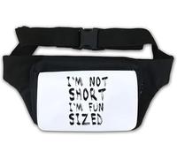 Sac banane avec inscription « I'm Not Short I'm Fun » Blanc