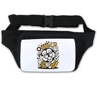Sac banane avec inscription « King Crown Champion » - Blanc