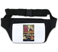 Sac banane avec inscription « Take A Ride On LSD » - Motif dinosaures - Blanc