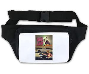 Sac banane avec inscription « Take A Ride On LSD » - Motif dinosaures - Blanc