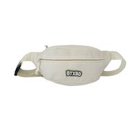 Sac banane avec lettre pour femmes et filles - Bandoulière réglable - Petit sac de poitrine, Blanc - Paquet simple W-1, M, Western