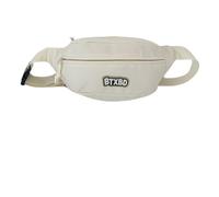 Sac banane avec lettre pour femmes et filles - Bandoulière réglable - Petit sac de poitrine, Blanc Style 03W-3, M, Western