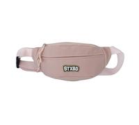 Sac banane avec lettre pour femmes et filles - Bandoulière réglable - Petit sac de poitrine, Paquet unique rose Pk-1, M, Western