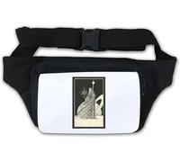 Sac banane avec logo The Hermit Tarot Card Art Blanc