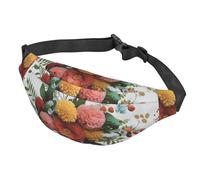 Sac banane avec motif bouledogue anglais pour homme et femme, sac banane imperméable avec ceinture réglable, sac à bandoulière décontracté, sac banane de voyage pour le sport, la course à pied, le