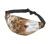 Sac banane avec motif pastèque aquarelle pour homme et femme, sac banane imperméable avec ceinture réglable, sac à bandoulière décontracté, sac banane de voyage pour le sport, la course à pied, le