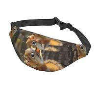 Sac banane avec motif pastèque aquarelle pour homme et femme, sac banane imperméable avec ceinture réglable, sac à bandoulière décontracté, sac banane de voyage pour le sport, la course à pied, le
