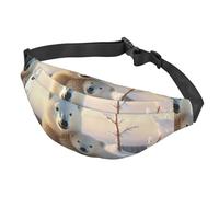 Sac banane avec motif pastèque aquarelle pour homme et femme, sac banane imperméable avec ceinture réglable, sac à bandoulière décontracté, sac banane de voyage pour le sport, la course à pied, le