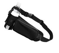 Sac banane avec porte-bouteille d'eau - Poche poitrine portable avec sangle réglable, sac banane étanche pour course à pied, randonnée, pêche, escalade, ceinture de voyage légère pour homme et femme