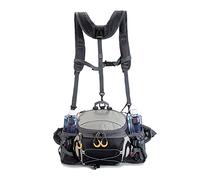 Sac banane avec porte-bouteille d'eau, sac banane de randonnée étanche avec 2 porte-bouteilles de sport pour la course, le jogging, le camping, la pêche, la chasse, 2