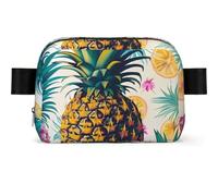Sac banane avec sangle réglable, Ananas tropical., One Size, Moderne | Sac banane imprimé univers galaxie étoile espace sac banane sac banane pour la randonnée, la course à pied, homme et femme