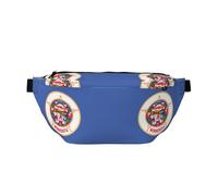 Sac banane avec sangle réglable et imprimé drapeau de l'État du Minnesota pour voyage, course à pied, randonnée