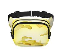 Sac banane avec sangle réglable Motif chips de pommes de terre Noir, noir, One Size