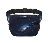 Sac banane avec sangle réglable Motif galaxie de la Voie lactée Univers Noir, noir, One Size