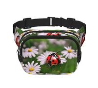 Sac banane avec sangle réglable Motif Ladybug Daisy Print Ceinture Unisexe