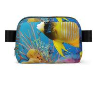 Sac banane avec sangle réglable, Poisson tropical, Taille unique, Moderne | Sac banane imprimé univers galaxie étoile espace sac banane sac banane pour la randonnée, la course à pied, homme et femme