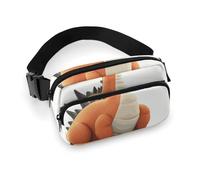 Sac banane avec sangle réglable pour la vie quotidienne, style sac banane imprimé dragon amusant pour femme - 20 x 13 cm, Style :, 20x13cm, Sacs banane