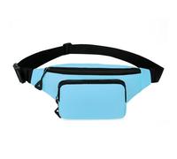Sac banane avec sangle réglable - Sac banane pratique résistant à l'eau - Pour homme et femme, Couleur bleue.