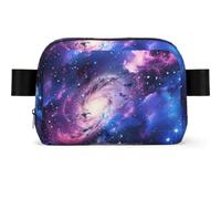 Sac banane avec sangle réglable, Univers Galaxy Star Space, One Size | Sac banane imprimé univers galaxie étoile espace sac banane sac banane pour la randonnée, la course à pied, homme et femme