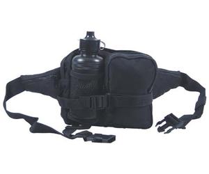 Sac banane/bandoulière 2 L avec gourde MFH - Black