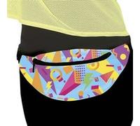 sac banane bariolé bleu années 80 femme - guirca 16412 Multicolore G