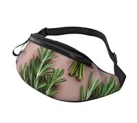 Sac Banane Basil Thyme Dill & Rosemary Printed Waist Pack Réglable Sac De Ceinture Sport Fanny Pack pour Balade Cyclisme Gym