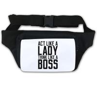 Sac banane blanc Act Like A Lady Think Like A Boss
