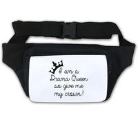 Sac banane blanc I AM A Drama Queen So Give Me My Crown