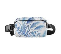 Sac banane bleu Pampa Morris pour homme et femme - Étanche - Fermeture éclair - Avec sangle réglable - Pour cyclisme, randonnée, gym