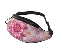 Sac banane bohème à taille réglable Mandala rose - Sac à bandoulière tendance imprimé mandala bohème unisexe - Sac banane pour cyclistes - Sac facile d'accès pour clés, cartes et gels énergétiques