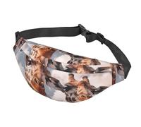 Sac banane bohème mandala coloré à fleurs pour homme et femme, sac banane imperméable avec ceinture réglable, sac à bandoulière décontracté, sac banane de voyage pour le sport, la course à pied, le