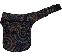 Sac banane brodé pour femmes et hommes - Sac ventral coloré avec beaucoup de compartiments, couleur 1
