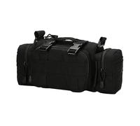 Sac banane camouflage avec poches multi-usages pour la course, le cyclisme, la randonnée et les activités de plein air, Noir , 2, Tactique