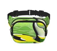 Sac banane carré - Imprimé canard vert unique, élégant, léger et respirant