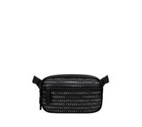 Sac banane - Chabrand TE111 - Noir - Toile enduite siglée garnie cuir - 21x12x6 cm